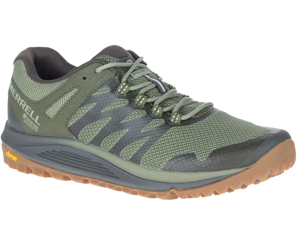 Merrell Work Shoes Olive - Nova 2 GORE-TEX® - Mens 87AJXTCSU